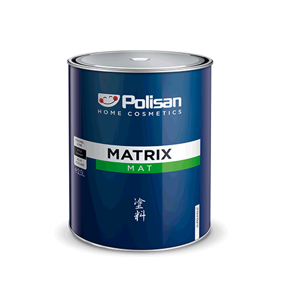 Polisan Matrix  Mat Beyaz 2,5 Lt